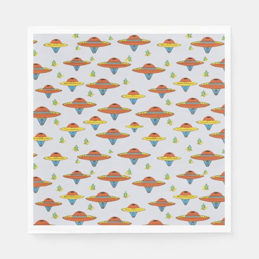 Flying Saucer Serviette (Vorderseite)