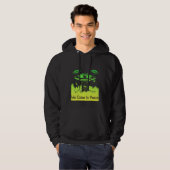 Flying Saucer UFO Astronauts are Aliens 10 Hoodie (Vorne ganz)