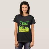 Flying Saucer UFO Astronauts are Aliens 10 T-Shirt (Vorne ganz)