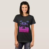 Flying Saucer UFO Astronauts are Aliens 7 T-Shirt (Vorne ganz)