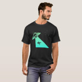 Flying Saucer UFO Astronauts are Aliens T-Shirt (Vorne ganz)
