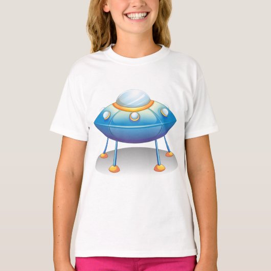 Flying Saucer UFO T-Shirt (Vorderseite)