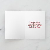 Flying Saucer Valentine Card Feiertagskarte (Innenseite)