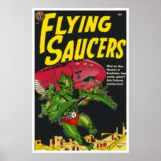 Flying Sauceros #1 (1950) Poster (Vorne)