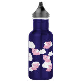 Flying Schweine Niedlich Kids Wasserflasche mit Na (Rechts)
