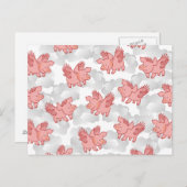 Flying Schweine Postkarte (Vorne/Hinten)