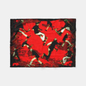 Flying Scooter Mania - Stunt Scooter-Tricks Fleecedecke (Vorderseite (Horizontal))