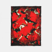 Flying Scooter Mania - Stunt Scooter-Tricks Fleecedecke (Vorderseite)