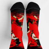 Flying Scooter Mania - Stunt Scooter Tricks Socks Socken (Oben)