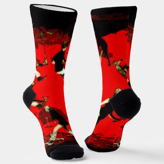 Flying Scooter Mania - Stunt Scooter Tricks Socks Socken (Gewinkelt)