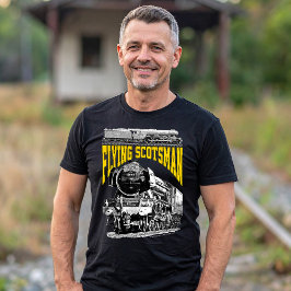 Flying Scotsman 1923 LNER Zug. Dampflokomotive. T-Shirt