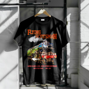 Flying Scotsman-Dampflokomotive englische Lokomoti T-Shirt