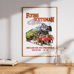 Flying Scotsman-Dampflokomotive Fotodruck