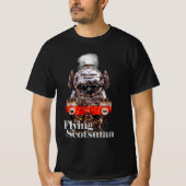 Flying Scotsman – Dampflokomotive Illustration T-Shirt (Vorderseite)
