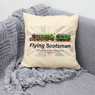 Flying Scotsman-Dampflokomotive Kissen