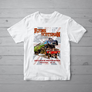 Flying Scotsman-Dampflokomotive T-Shirt