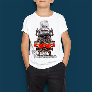 Flying Scotsman – Dampfzug-Illustration T-Shirt