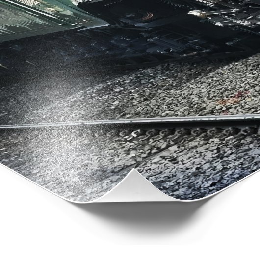 Flying Scotsman Fotodruck (Ecke)