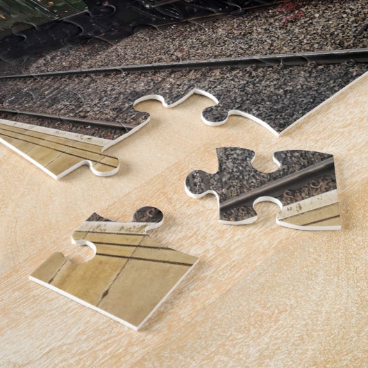 Flying Scotsman im Bahnhof Preston Puzzle (Seite)