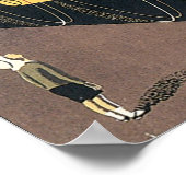 Flying Scotsman Liner Poster (Ecke)