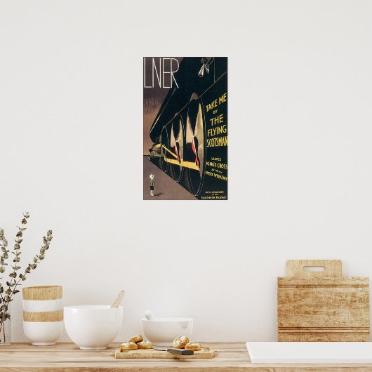 Flying Scotsman Liner Poster (Küche)