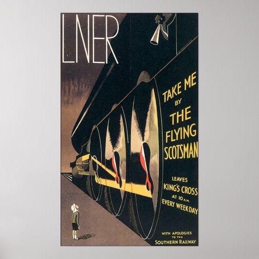 Flying Scotsman Liner Poster (Vorne)