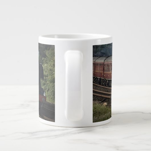 Flying Scotsman on the Mainline (5539) Jumbo-Tasse (Rückseite)