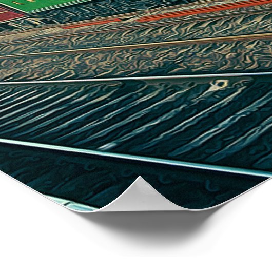 Flying Scotsman Poster (Ecke)