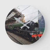 Flying Scotsman Runde Wanduhr (Vorderseite)