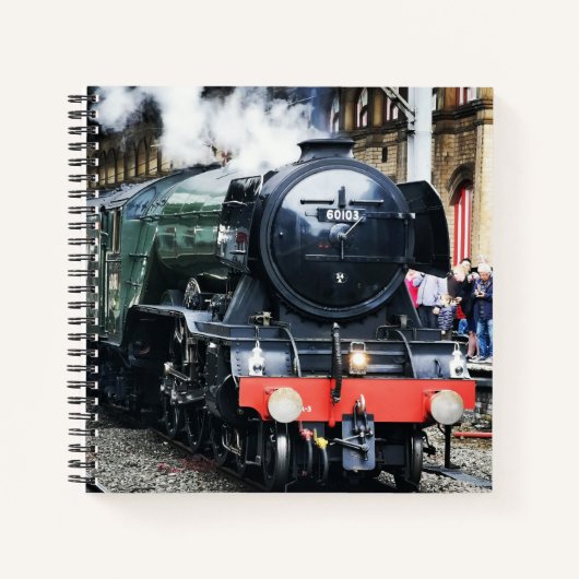 Flying Scotsman Spiral Notebook Notizblock (Vorderseite)