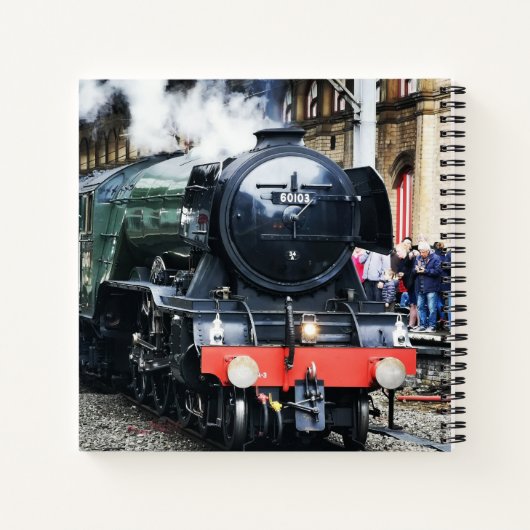 Flying Scotsman Spiral Notebook Notizblock (Rückseite)