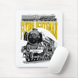 Flying Scotsman Steam Locomotive. 1923 LNER Train Mousepad