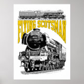 Flying Scotsman Steam Locomotive. 1923 LNER Train Poster (Vorne)