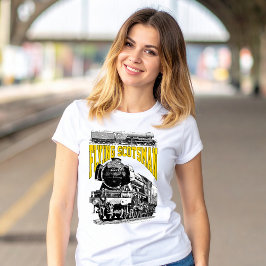 Flying Scotsman Steam Locomotive. 1923 LNER Train T-Shirt