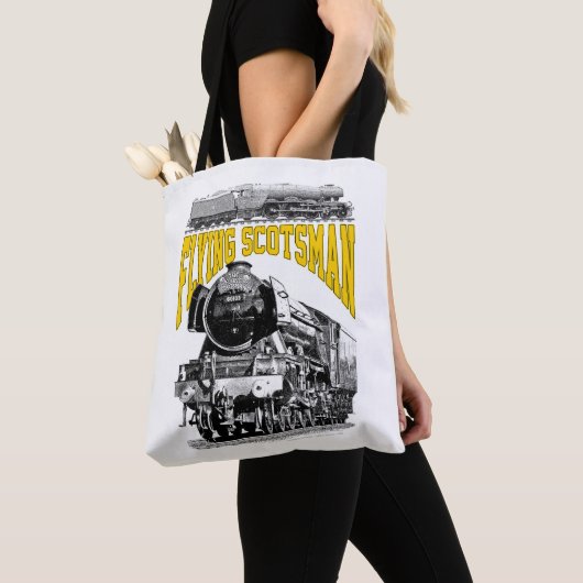 Flying Scotsman Steam Locomotive. 1923 LNER Train Tasche (Von Nahem)