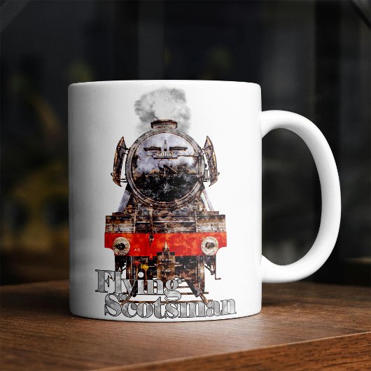 Flying Scotsman – Steam Locomotive Illustration Kaffeetasse