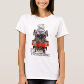 Flying Scotsman – Steam Locomotive Illustration T-Shirt (Vorderseite)