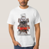 Flying Scotsman – Steam Locomotive Illustration T-Shirt (Vorderseite)