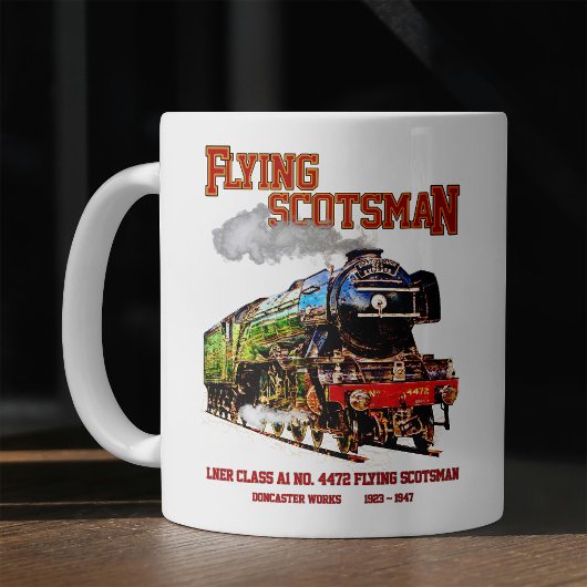 Flying Scotsman Steam Train English Locomotive Kaffeetasse