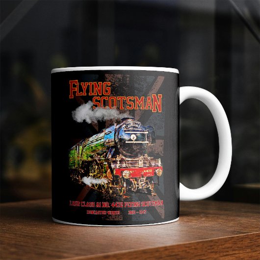 Flying Scotsman Steam Train English Locomotive Kaffeetasse