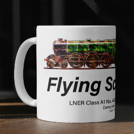 Flying Scotsman Steam Train English Locomotive Kaffeetasse