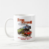 Flying Scotsman Steam Train English Locomotive Kaffeetasse (Links)