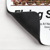 Flying Scotsman Steam Train English Locomotive Mousepad (Ecke)