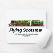 Flying Scotsman Steam Train English Locomotive Mousepad (Mit Mouse)