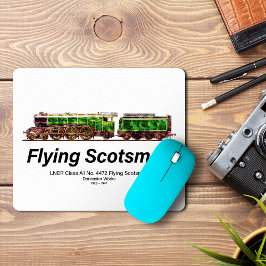 Flying Scotsman Steam Train English Locomotive Mousepad