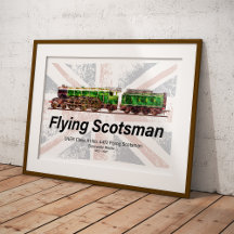 Flying Scotsman Steam Train English Locomotive