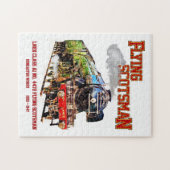 Flying Scotsman Steam Train English Locomotive Puzzle (Horizontal)