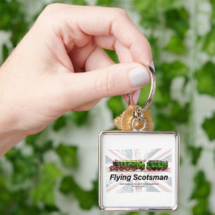 Flying Scotsman Steam Train English Locomotive Schlüsselanhänger