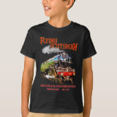 Flying Scotsman Steam Train English Locomotive T-Shirt (Vorderseite)