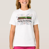 Flying Scotsman Steam Train English Locomotive T-Shirt (Vorderseite)